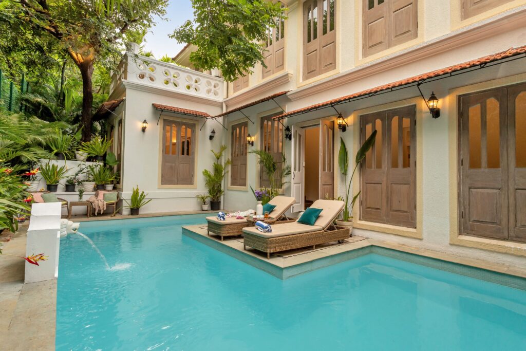 private pool villa in goa