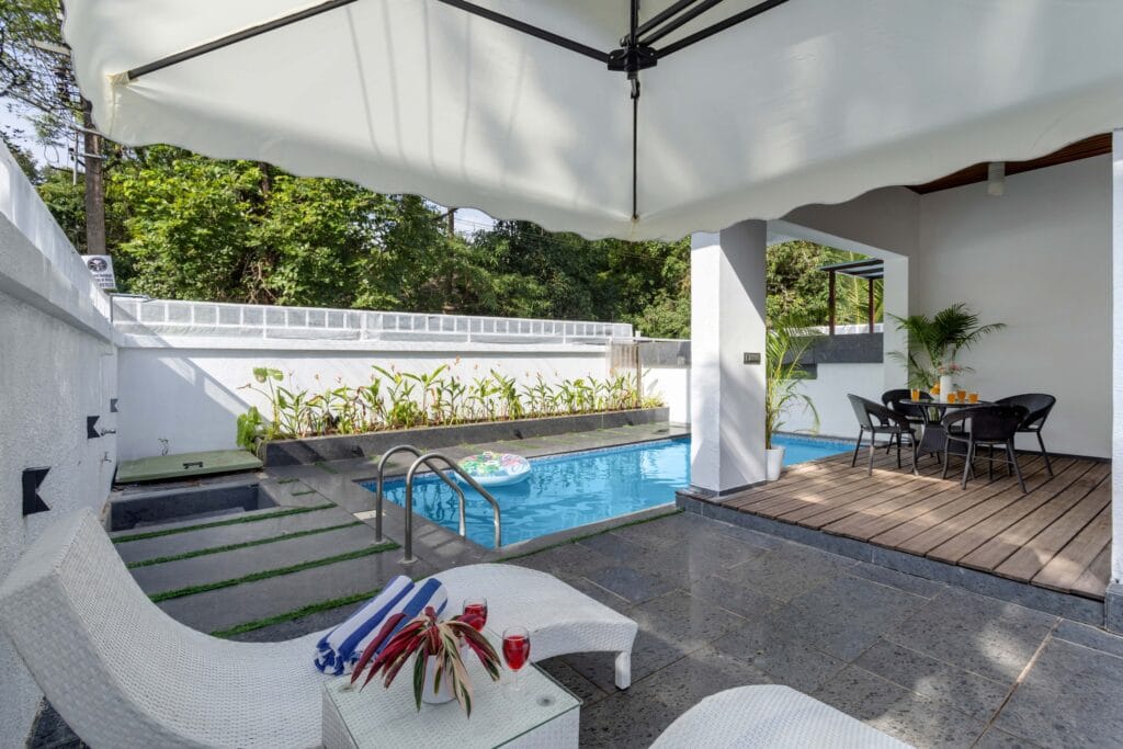 private pool villa in goa for couples